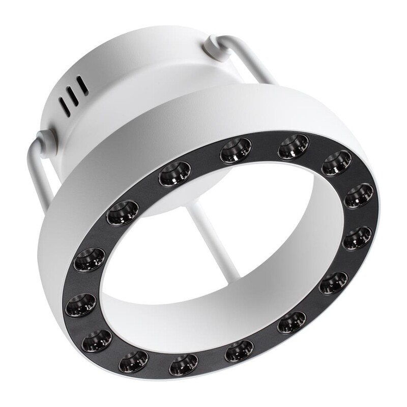 359397 OVER NT24 278 белый Светильник накладной светодиодный IP20 LED 12W вниз/5W вверх 220V 1360Лм 3000K TURN 2