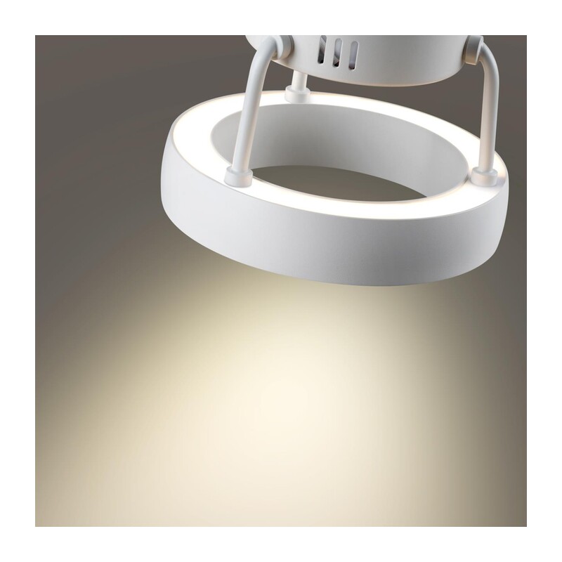 359397 OVER NT24 278 белый Светильник накладной светодиодный IP20 LED 12W вниз/5W вверх 220V 1360Лм 3000K TURN 4