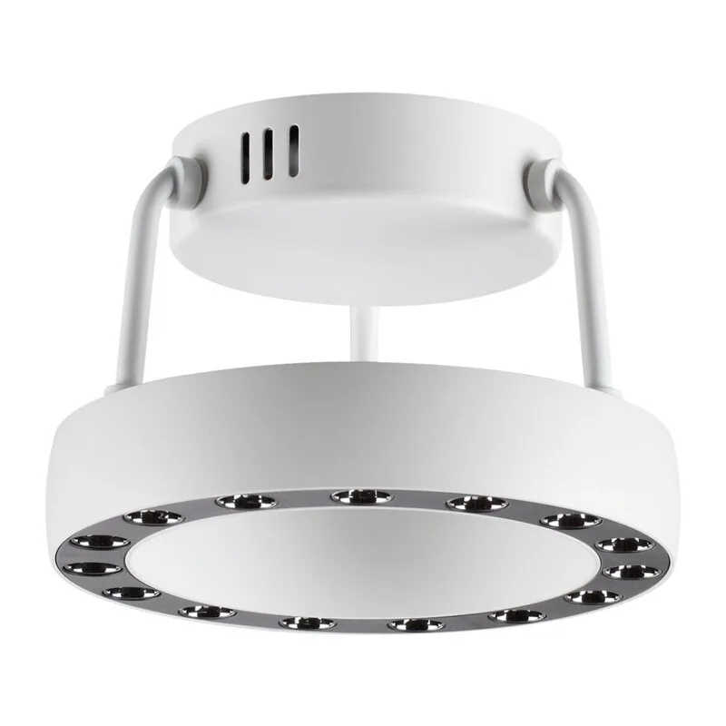 359397 OVER NT24 278 белый Светильник накладной светодиодный IP20 LED 12W вниз/5W вверх 220V 1360Лм 3000K TURN