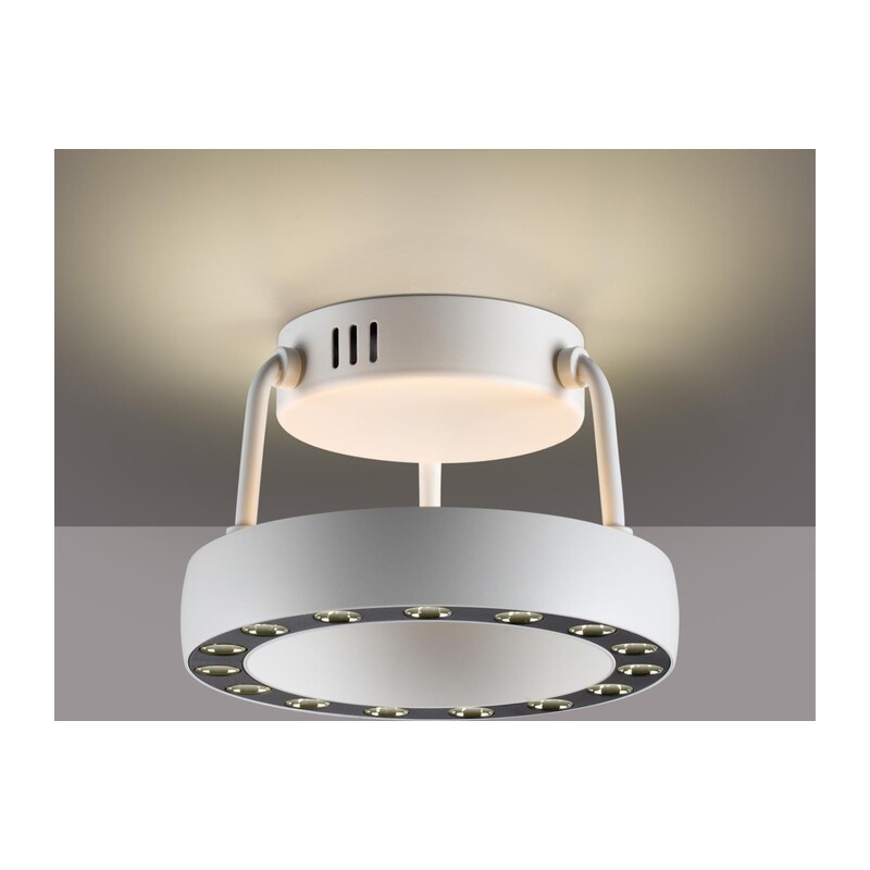 359397 OVER NT24 278 белый Светильник накладной светодиодный IP20 LED 12W вниз/5W вверх 220V 1360Лм 3000K TURN