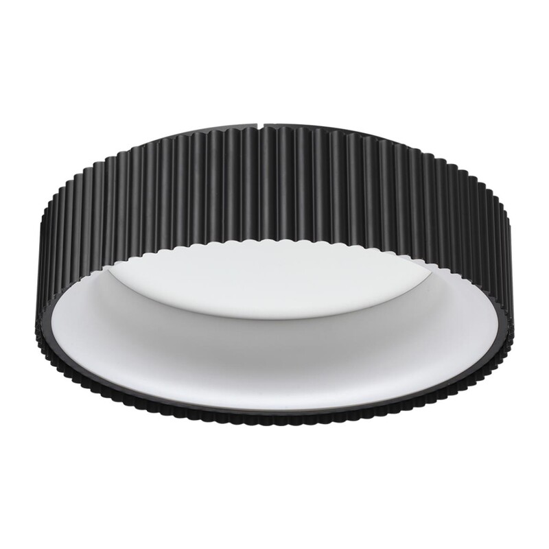 7712/56L AVRA LED SN 574 Светильник металл/акрил/белый/черный LED 56Вт 3000-6500К D460 IP20 пульт ДУ SHARMEL 3