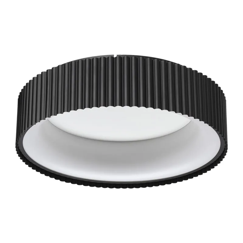 7712/56L AVRA LED SN 574 Светильник металл/акрил/белый/черный LED 56Вт 3000-6500К D460 IP20 пульт ДУ SHARMEL 3