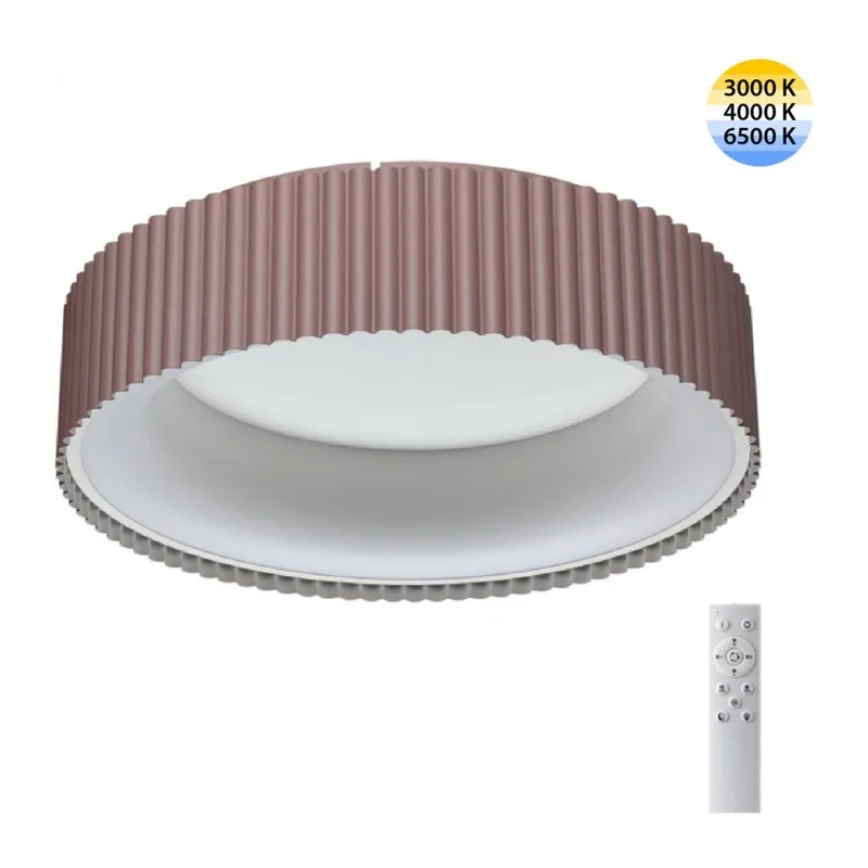 7714/56L AVRA LED SN 574 Светильник металл/акрил/белый/мокко LED 56Вт 3000-6500К D460 IP20 пульт ДУ SHARMEL