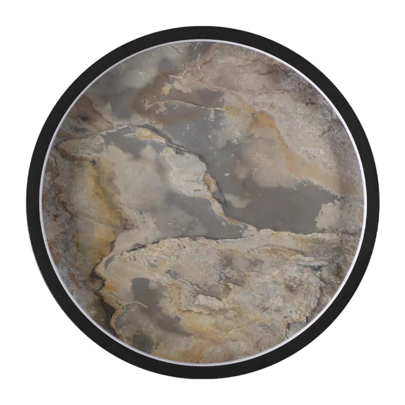 5078/25L L-VISION ODL24 000 черн./серо-беж./металл/натур.камень/акрил Настен.-потолочн.cветильн. LED 25W 3000K STOFLAKE 6