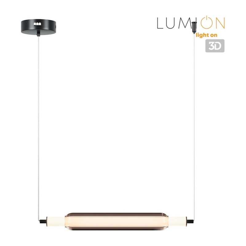 6556/15L LEDIO LN26 279 черный/дымчатый/металл/акрил, стекло Подвес LED 15W 4000К 220V TRENDY 2