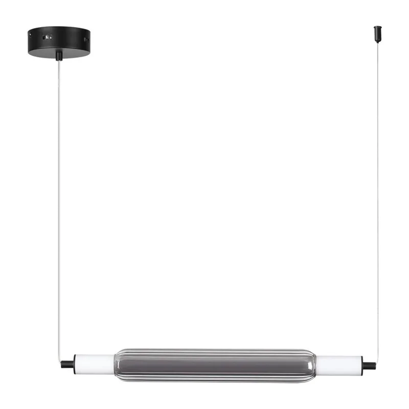 6556/15L LEDIO LN26 279 черный/дымчатый/металл/акрил, стекло Подвес LED 15W 4000К 220V TRENDY
