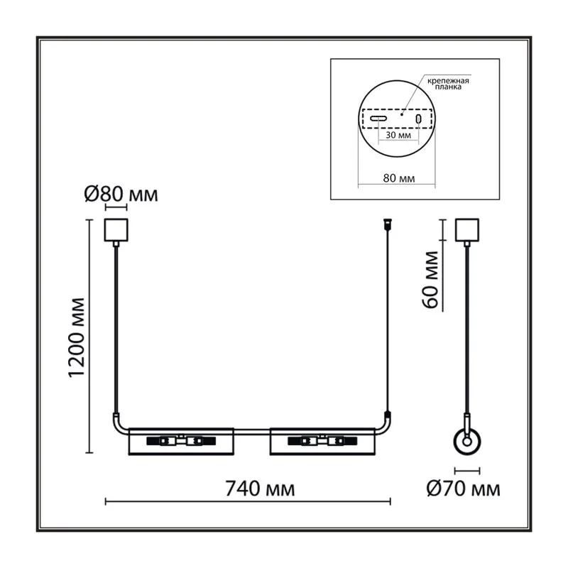 6561/4 SUSPENTIONI LN26 284 черный/прозрачный/металл/стекло Подвес G9 4*20W 220V TORONTO 5