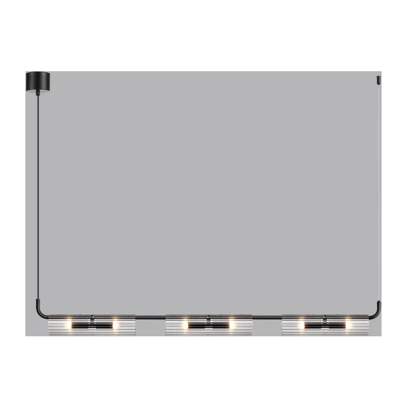 6561/6 SUSPENTIONI LN26 284  черный/прозрачный/металл/стекло Подвес G9 6*20W 220V TORONTO 3