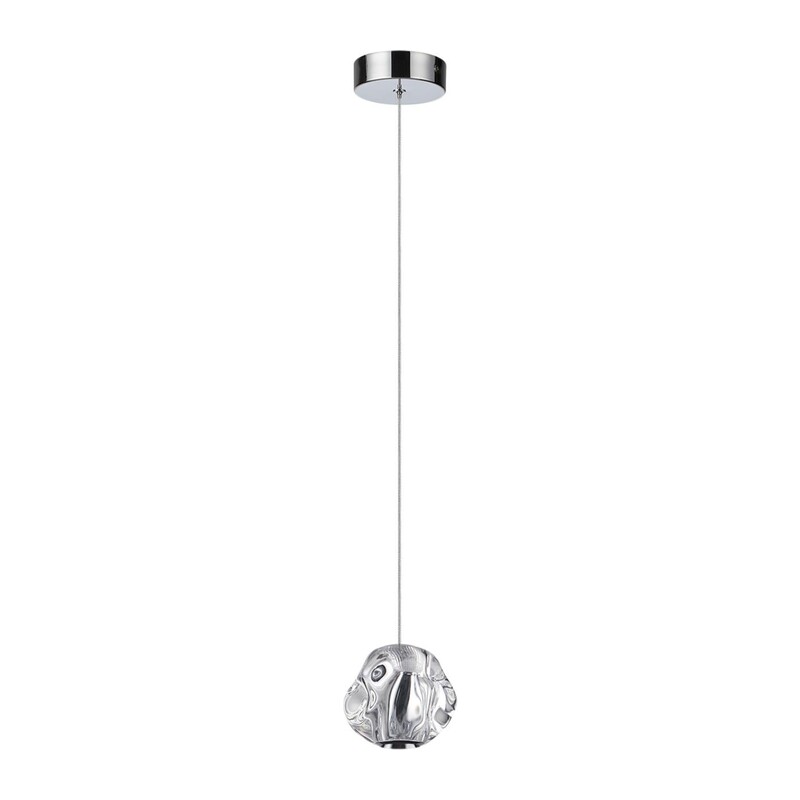 5084/5L L-VISION ODL25 561 хром/прозрачный/металл/акрил Подвес LED 5W 4000K 250Лм JEMSTONE 5