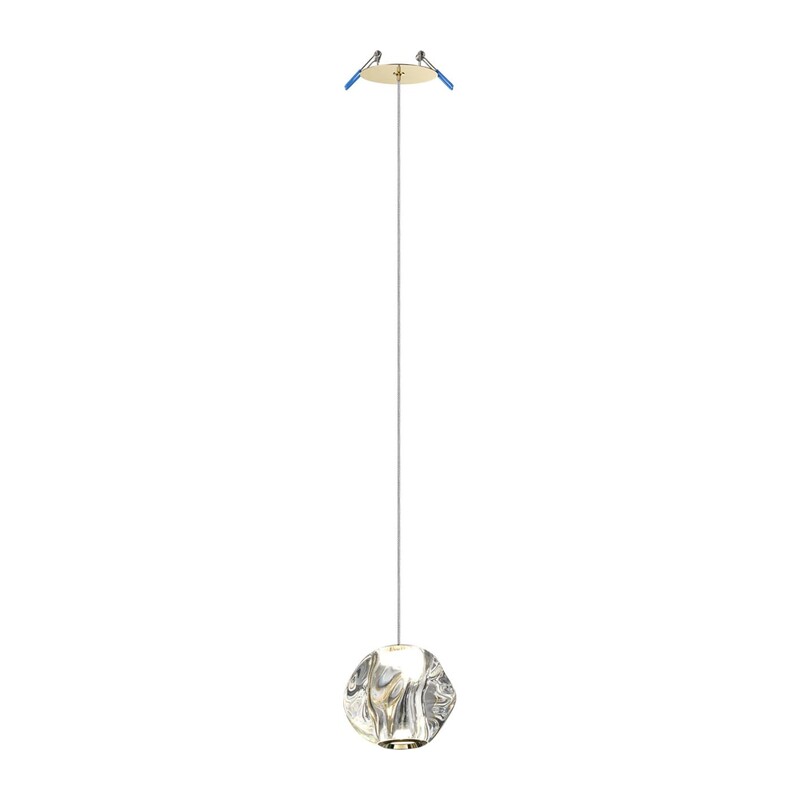 5085/5L L-VISION ODL25 563 золото/прозрачный/металл/акрил Подвес LED 5W 4000K 240Лм JEMSTONE