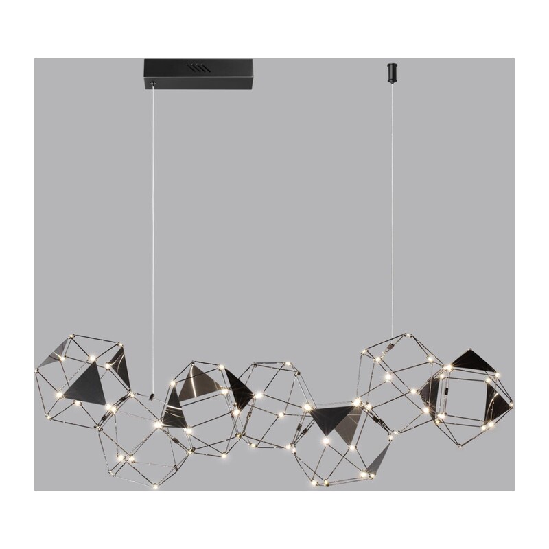5087/32L L-VISION ODL25 293 черный хром/металл Люстра LED 32W 4000K 1900Лм TRELLIS 5