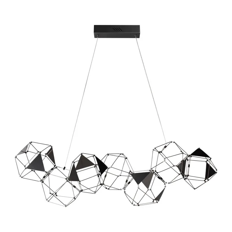 5087/32L L-VISION ODL25 293 черный хром/металл Люстра LED 32W 4000K 1900Лм TRELLIS