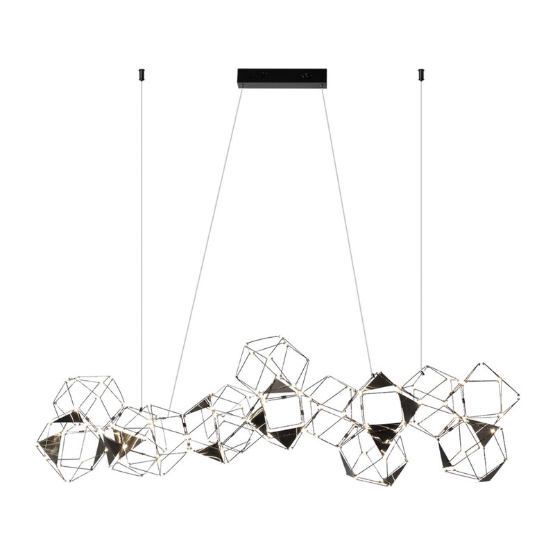 5087/64L L-VISION ODL25 293 черный хром/металл Люстра LED 64W 4000K 3800Лм TRELLIS