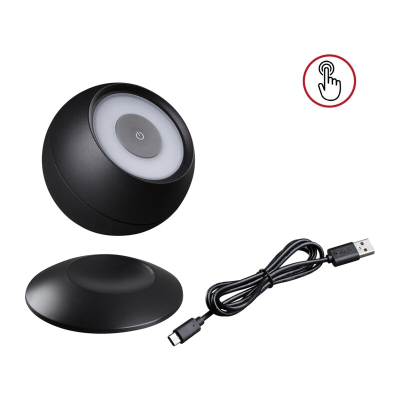 359288 STREET NT24 692 черный Светильник ландшафтный переносной IP54 LED 2W 2600mAh Li-ion 3.7V 4000K 170Лм CARDI