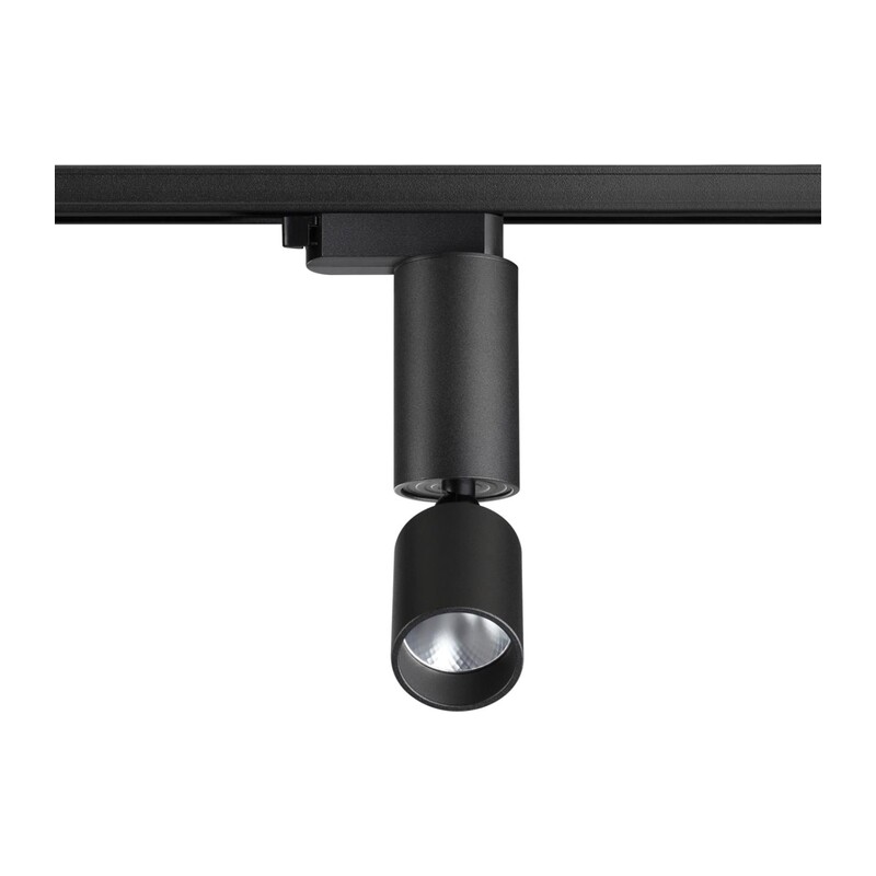 359319 PORT NT24 280 черный Светильник трековый однофазный трехжильный IP20 LED 5W 85-265V 3000K 600Лм TUBO 4