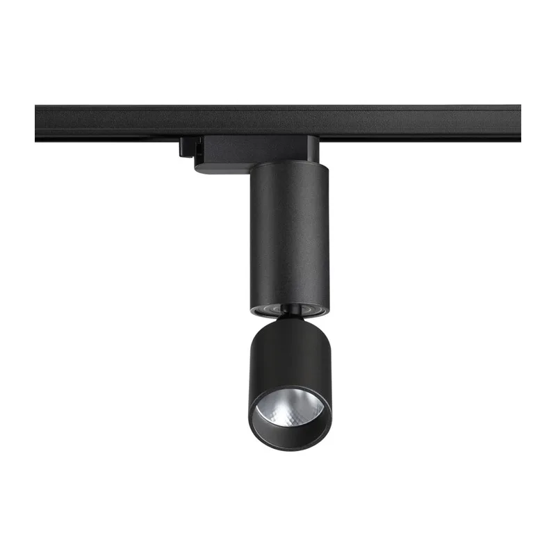 359319 PORT NT24 280 черный Светильник трековый однофазный трехжильный IP20 LED 5W 85-265V 3000K 600Лм TUBO 4