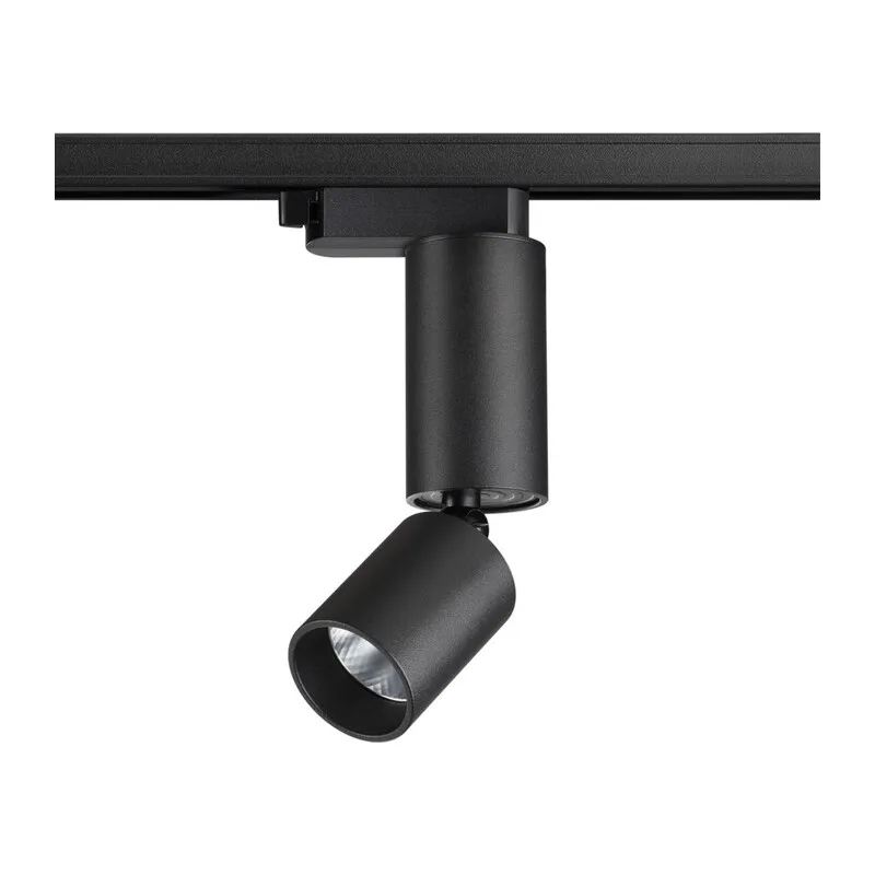 359319 PORT NT24 280 черный Светильник трековый однофазный трехжильный IP20 LED 5W 85-265V 3000K 600Лм TUBO