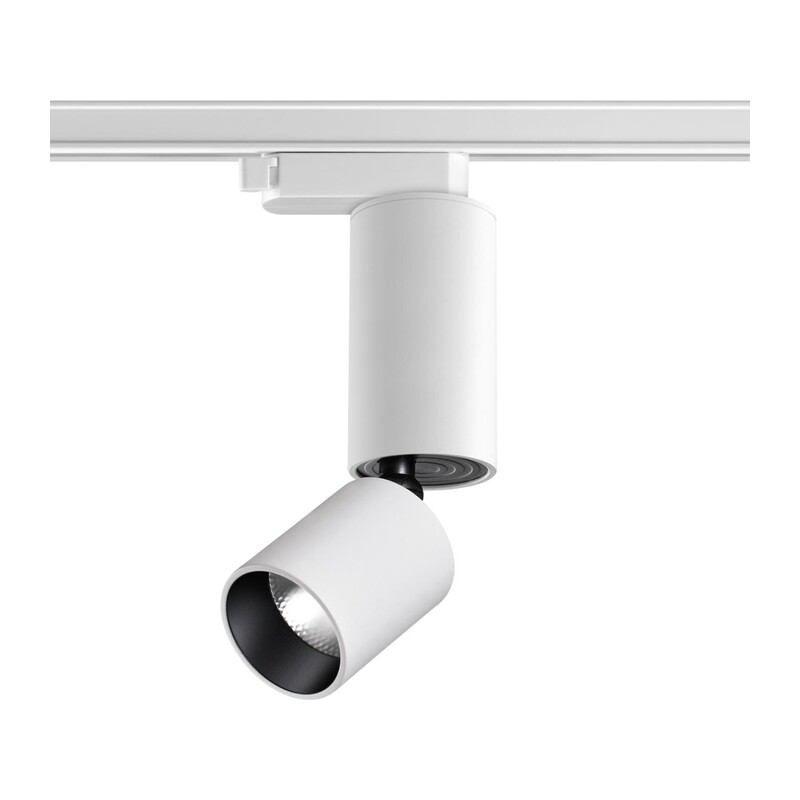 359320 PORT NT24 280 белый Светильник трековый однофазный трехжильный IP20 LED 10W 85-265V 3000K 1100Лм TUBO 5