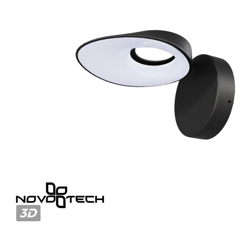 359405 STREET NT24 688 черный Светильник ландшафтный настенный IP54 LED 4W 220-240V 4000K 380Лм ELEGANCE 3