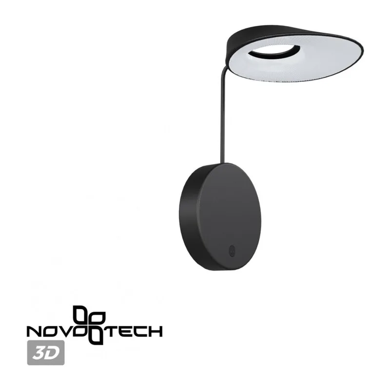 359406 STREET NT24 688 черный Светильник ландшафтный настенный с выключателем-диммером IP54 LED 4W 220-240V 4000K 400Лм ELEGANCE 6