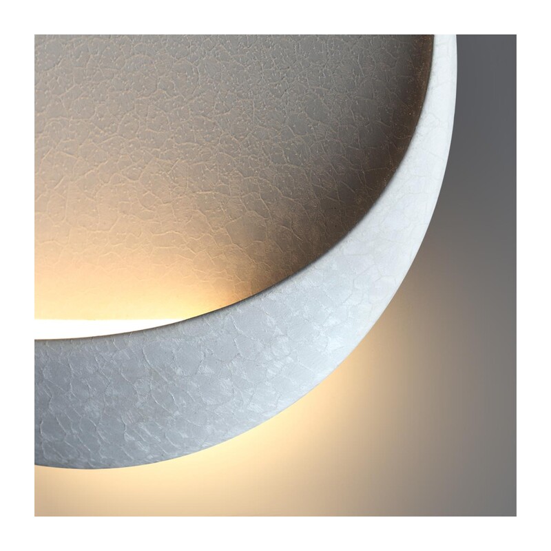 7005/7WL HIGHTECH ODL25 297 Настенный светильник белый ice crack/акрил IP44 LED 7W 347Лм 3000K CRI > 90 VELA 2