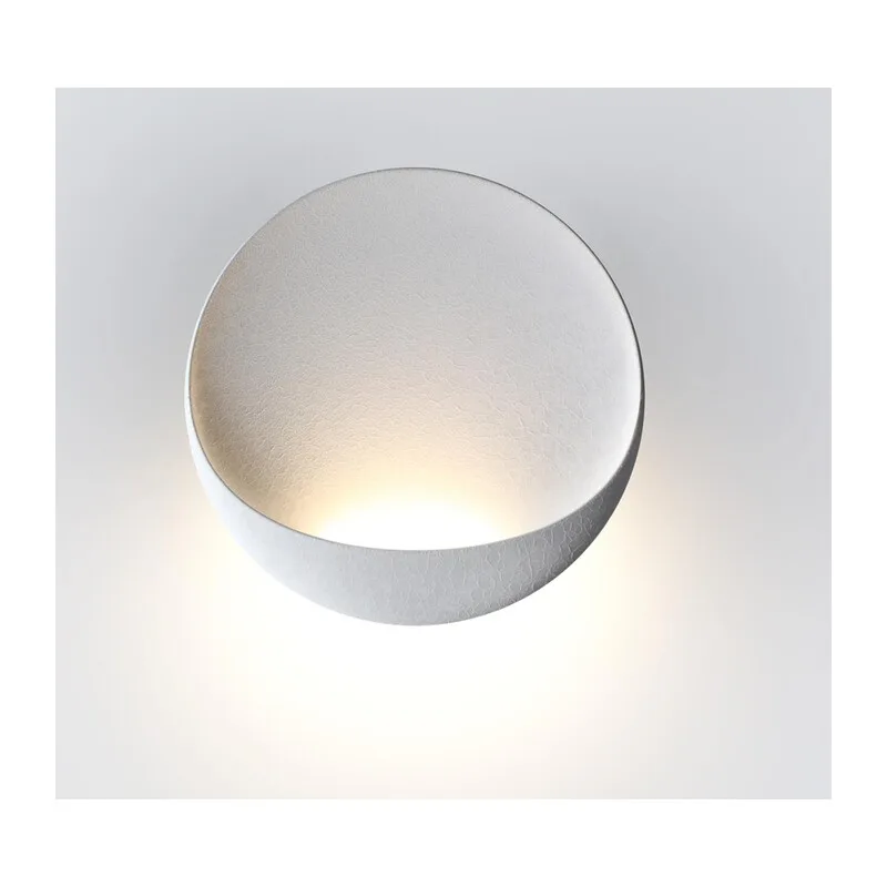 7005/7WL HIGHTECH ODL25 297 Настенный светильник белый ice crack/акрил IP44 LED 7W 347Лм 3000K CRI > 90 VELA 2