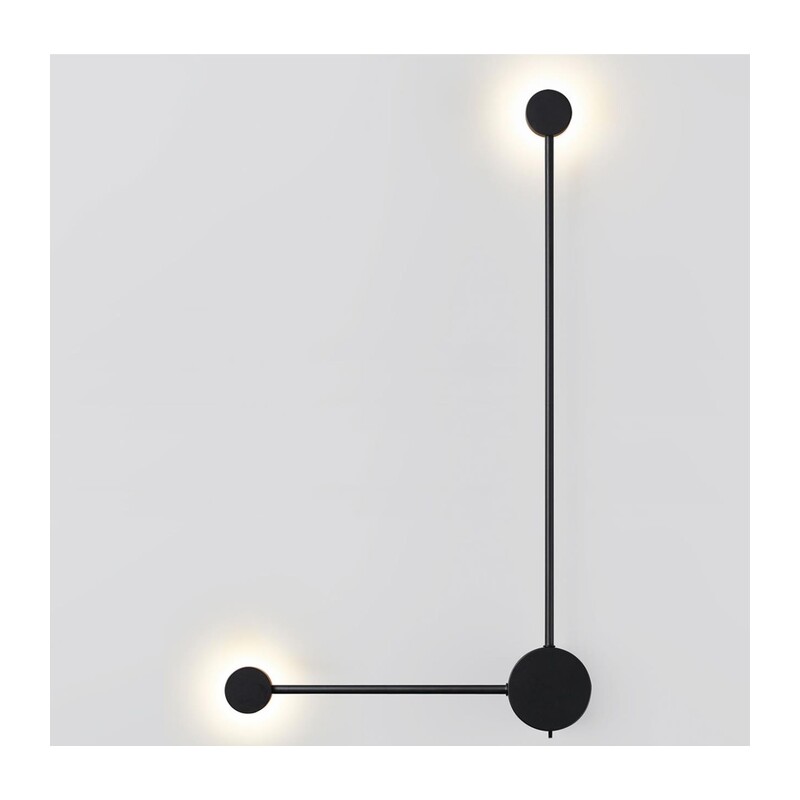 7008/10WL HIGHTECH ODL25 273 черный/металл/акрил Настенный светильник LED 3000/4000K тумблер на корп. 10W 220V CRI > 90 SATELLITE