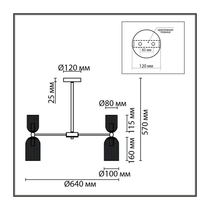 6586/10 MODERNI LN26 132 золото/прозрачный, металл/стекло Люстра подвесная E14 10*40W 220V KASSIA 3