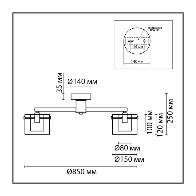 6587/8C MODERNI LN26 133 золото/прозрачный, металл/стекло Люстра потолочная E14 8*40W 220V VERDI 3