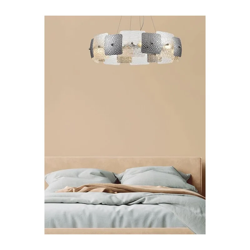 6588/6 MODERNI LN26 202 хром/тонированное стекло, металл/стекло Люстра подвесная E14 6*40W 220V LIBERTI 4