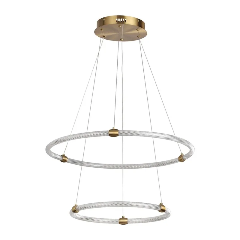 8010/50L LEDIO LN25 000 золото/прозрачный, металл/акрилл Подвесной светильник LED 50W 220V 4000K TWINKLE