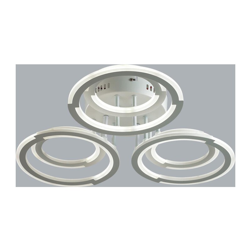 8028/80CL LEDIO LN25 000 белый, металл/акрил Потолочный светильник с ПДУ LED 80W 3000-6000К 220V OSAKA 4