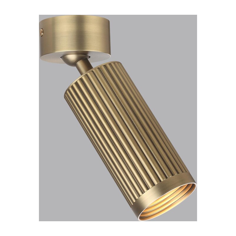 7013/1C HIGHTECH ODL25 331 Потолочный св-к поворотный на 360° металл/под латунь IP20 LED GU10 10W 220V MANCHESTER 2