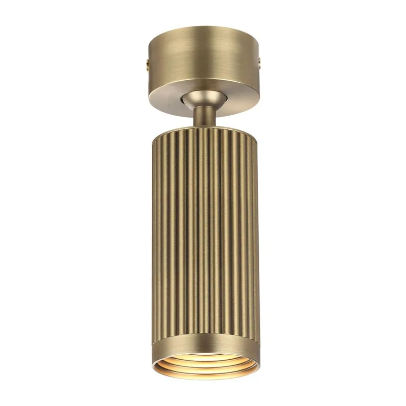 7013/1C HIGHTECH ODL25 331 Потолочный св-к поворотный на 360° металл/под латунь IP20 LED GU10 10W 220V MANCHESTER