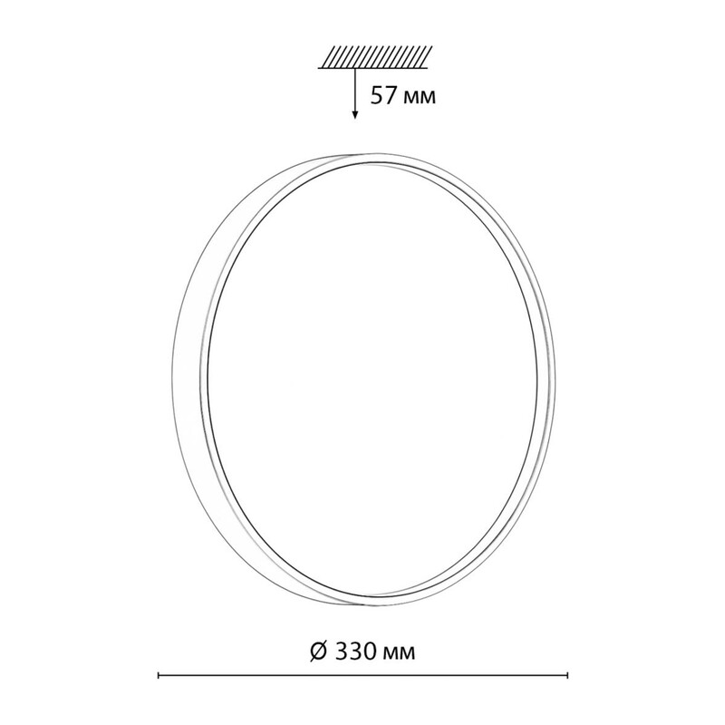 7743/CL COLOR SN 127 Светильник светодиодный потолочный пластик/белый/зеленый LED 30Вт 4000К D330 IP43 MAVIC 2