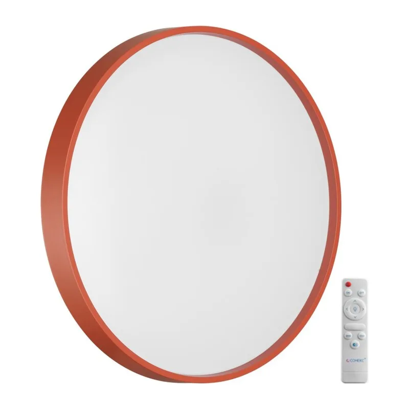 7744/EL COLOR SN 127 Светильник светодиодный потолочный пластик/белый/красный LED 70Вт 3000-6000К D480 IP43 пульт ДУ MAVIC