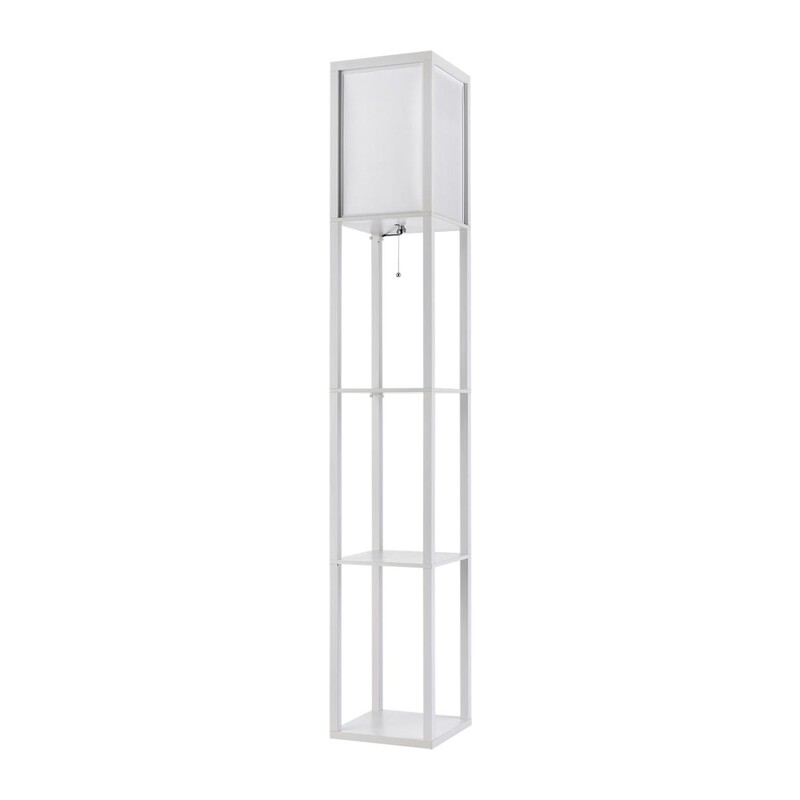 8089/1F COMFI LN26 459 белый, дерево/текстиль Торшер Е27 1*60W 220V PRACTIC 4
