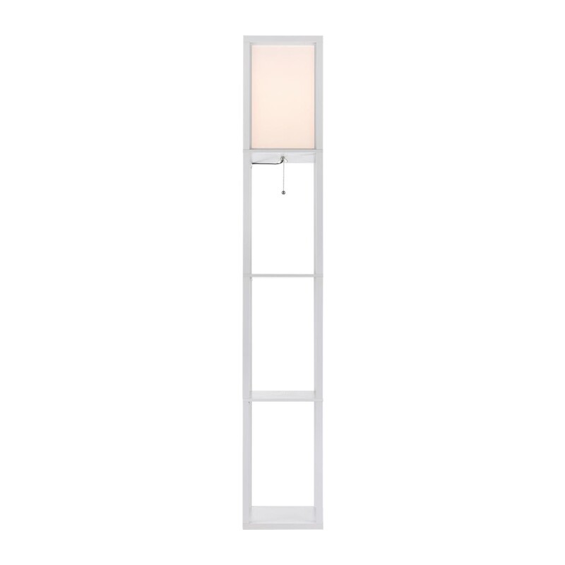 8089/1F COMFI LN26 459 белый, дерево/текстиль Торшер Е27 1*60W 220V PRACTIC