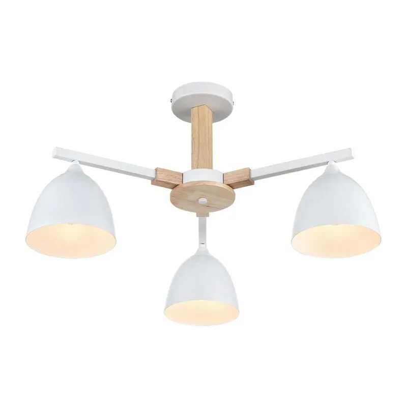 8095/3C MODERNI LN26 340 белый/белый металл, дерево/металл Люстра потолочная Е27 3*60W 220V COLANGE 2