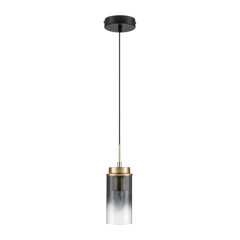 8101/1A COMFI LN26 407 черный/бронза металл/стекло Подвес Е14 1*40W 220V ISHA 2