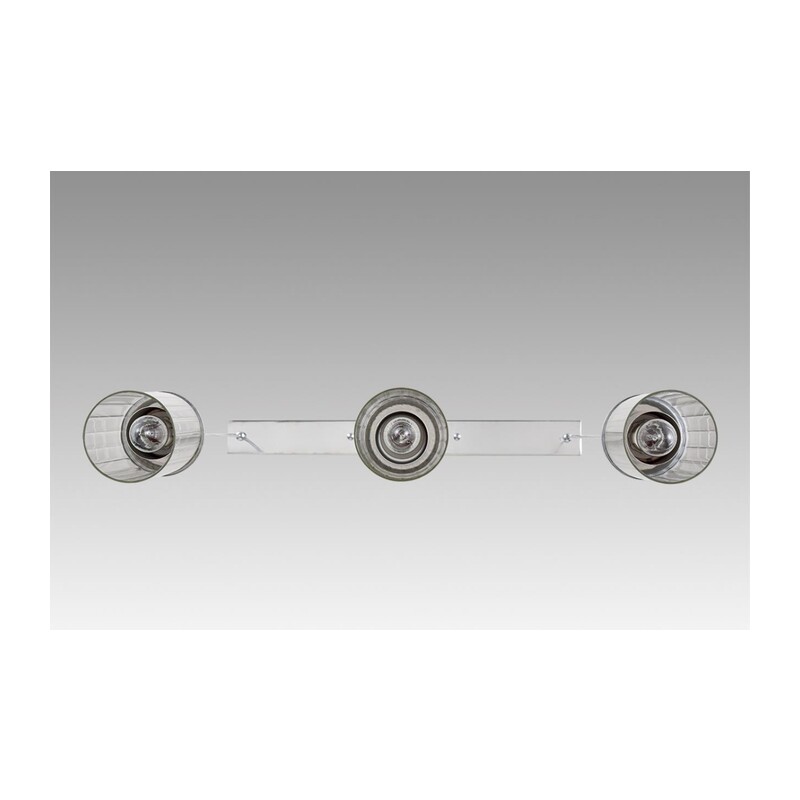 8102/3A COMFI LN26 408 хром/прозрачный металл/металл Подвес Е14 3*40W 220V ISHA 3