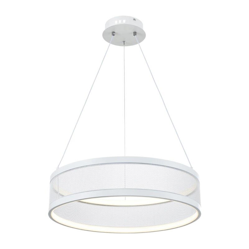 8104/38L LEDIO LN26 260 белый, металл Люстра подвесная LED 38W  3000/4000/6000К 220V FELISITI