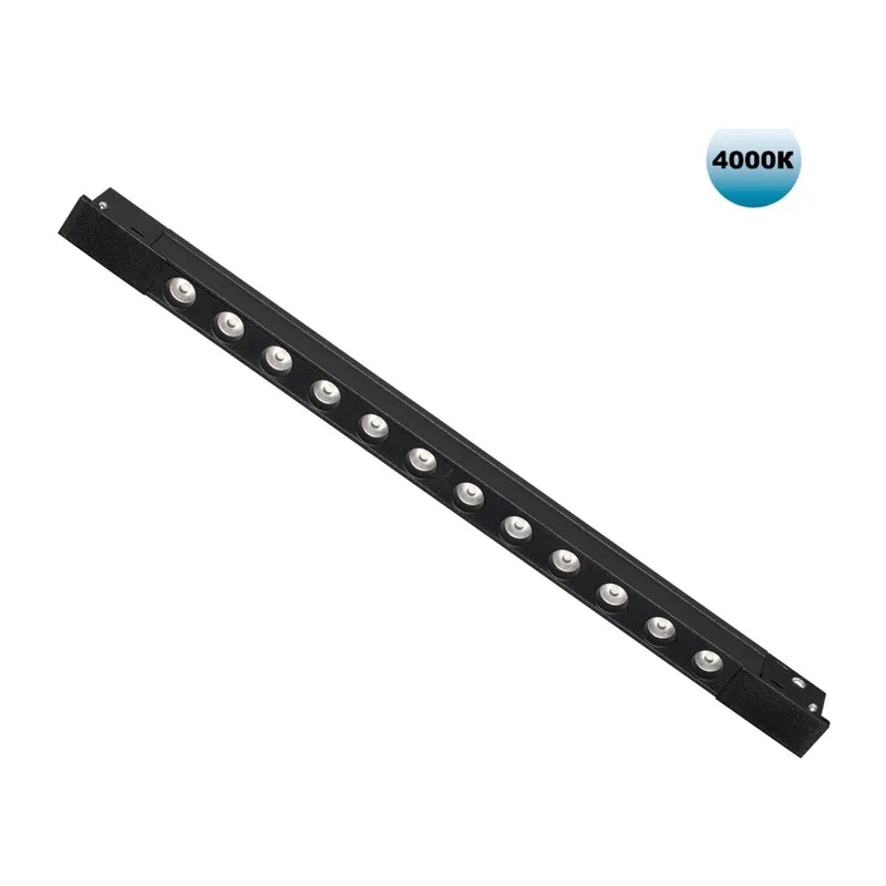 359433 SHINO NT24 162 черный Трековый светильник для низковольт. шинопровода арт. 135179-135180 IP20 LED 12W 48V 4000K 580Лм FLUM