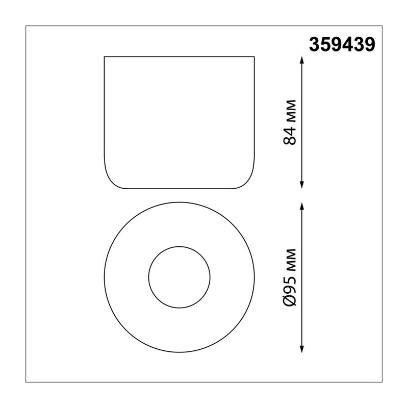 359439 OVER NT24 372 белый Светильник накладной влагозащищённый IP44 LED 10W 220-240V 3000K 650Лм LISSE 4