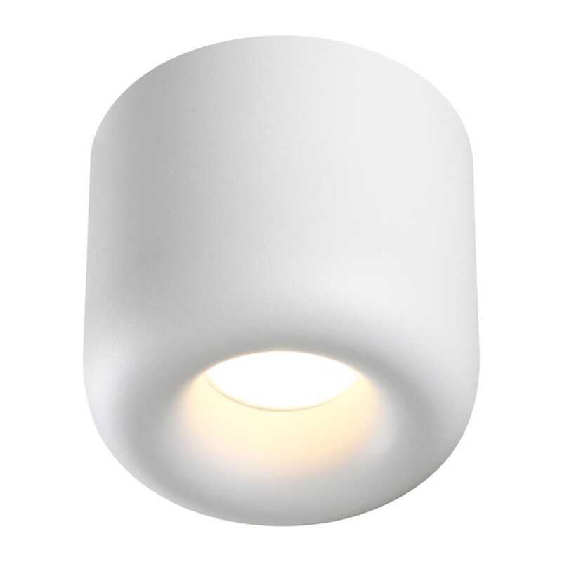 359439 OVER NT24 372 белый Светильник накладной влагозащищённый IP44 LED 10W 220-240V 3000K 650Лм LISSE