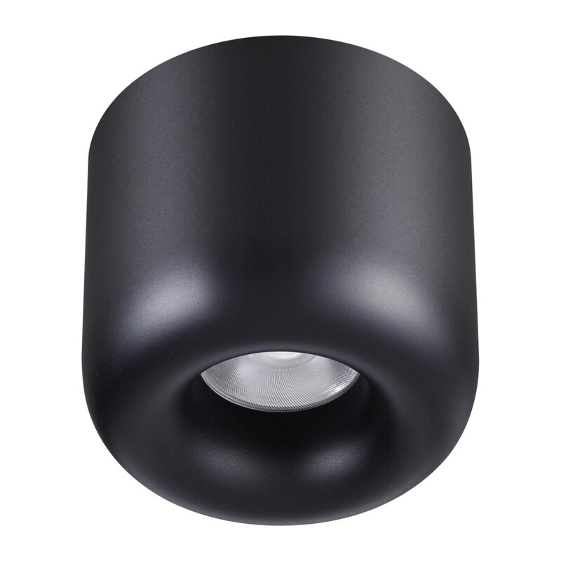 359440 OVER NT24 372 черный Светильник накладной влагозащищённый IP44 LED 10W 220-240V 3000K 650Лм LISSE 2