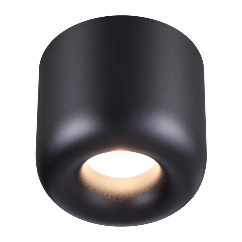 359440 OVER NT24 372 черный Светильник накладной влагозащищённый IP44 LED 10W 220-240V 3000K 650Лм LISSE 2