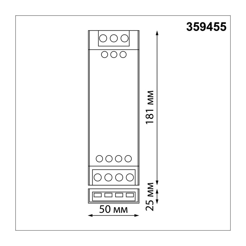 359455 DRIVE NT24 112 серый Драйвер IP20 200W 24V EASY