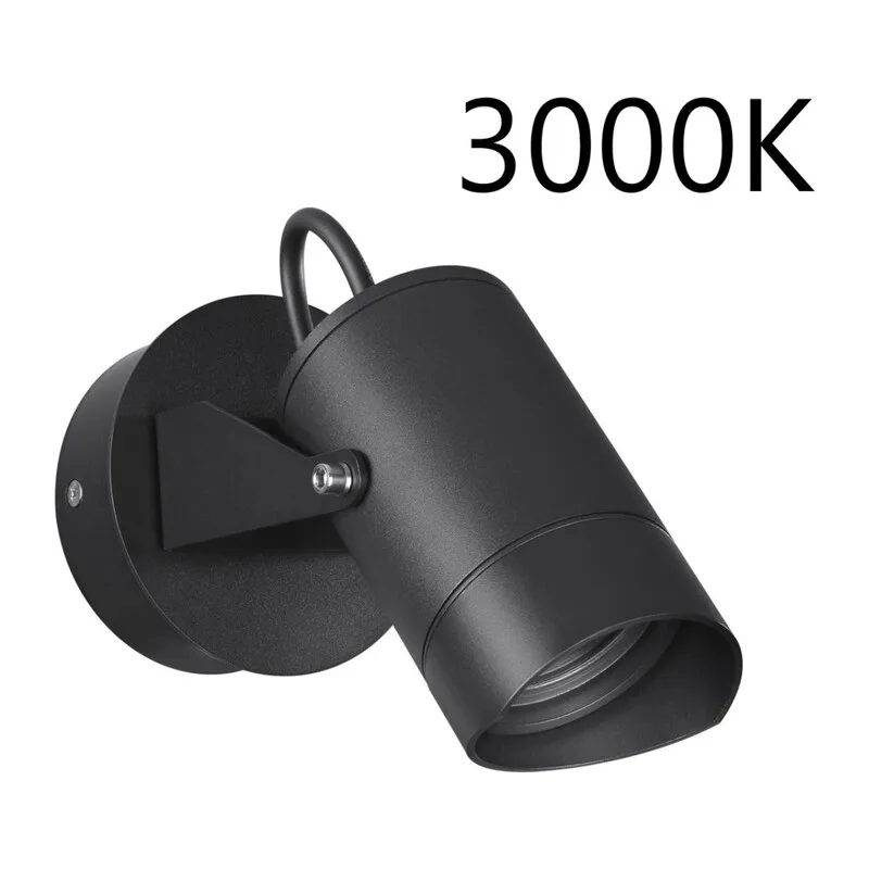 6647/10WL3 NATURE ODL25 687 черный/металл Настенный светильник IP54 LED 10W 3000K 38° AC85-265V STIMA