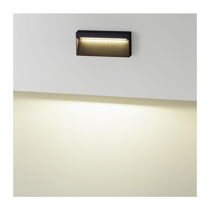 6649/5WL3 NATURE ODL25 695 черный/металл/акрил Подсветка для лестниц IP54 LED 5W 3000K 180° AC85-265V VITTY